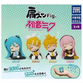 Плечи Hatsune Miku типы набор Gacha Gacha Capsule Toy Fig. [4 (полный полный)]
