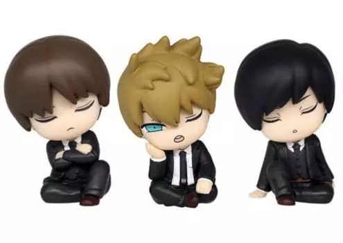 Плечи World Trigger Ninomiya Team x All 3 Types Set Full Comp Gacha Gacha Capsule Toy Fig.