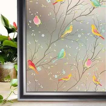Пленка для защиты окон Rainbow Window Clings 3D Decorative Window Виниловые витражные наклейки на окна, статическая наклейка на окно 30x100 cm