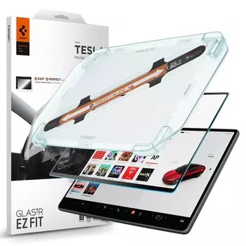 Пленка Spigen EZ Fit Glass для Tesla Model 3 с установочным комплектом, совместимая с Tesla Model 3, гладкая защитная пленка AG, 1 шт. (2024)