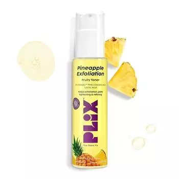 PLIX - THE PLANT FIX Ананасовый PHA 3% тоник для лица без спирта (150мл) | Сужение пор и мягкое отшелушивание для жирной, склонной к акне, чувствительной кожи