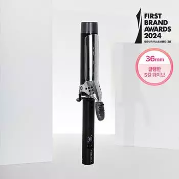 Плойка для волос Bodana Glam Wave 36 мм, черная