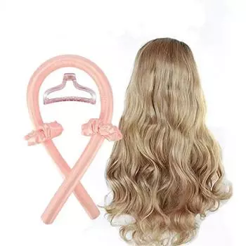 Плойка для волос Lazy Person Eva No Heat Foam Sponge Curler Hair Ring Sleep Beauty, набор из 4 предметов, легко использовать и чистить
