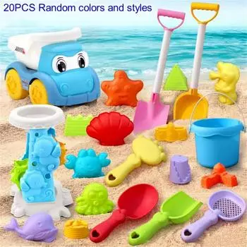 Пляжный набор для малышей, чтобы играть в песок, воду и снег One Size