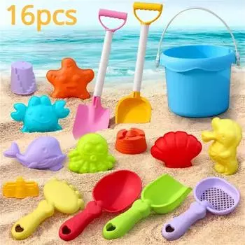 Пляжный набор для малышей, чтобы играть в песок, воду и снег One Size