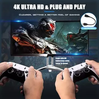Plug And Play 2,4 г игровая консоль с батарейным питанием ручной видеоигровой джойстик портативный игровой плеер геймпад для детей и взрослых