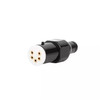 Plug for Phono 5 Tonearm LP HiFi Party Connector Black