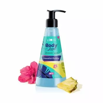 Гель для душа Plum BodyLovin Hawaiian Rumba | Гель для душа без SLS для женщин и мужчин | Питательное очищающее средство для тела с алоэ для мягкой и гладкой кожи (240 мл)
