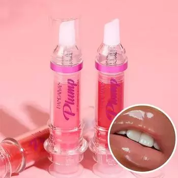 PLUMP POUT Lip Plumping Booster Gloss Высокий блеск для пухлых губ Extreme Shine Crystal Volume Lip Oil Cosmetics Makeup