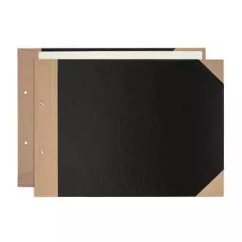 Plus binding cover A4 horizontal 2 holes FL-007TU 77-186 black