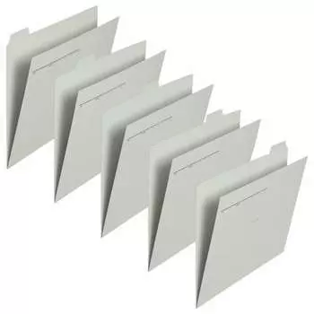 PLUS Cut Folder A4 No Horizontal Gusset 5 Mountains FL-065IF 87-389 Gray