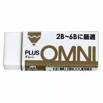 Plus Eraser Omni 2B-6B ER060MD [10 pieces]