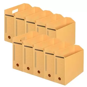 Plus File Box Box File A4 Horizontal Yellow 77-987 FL-051BF-10P