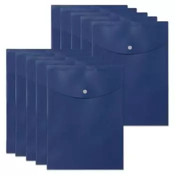 Plus File Envelope with Pocket Gusset A4 Vertical Blue 10 Books FL-120CH 88-271E0