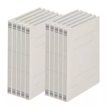 Plus Flat File Resin Binding Tool A5 Vertical Gray 10 Books NO.041N 78-099E0