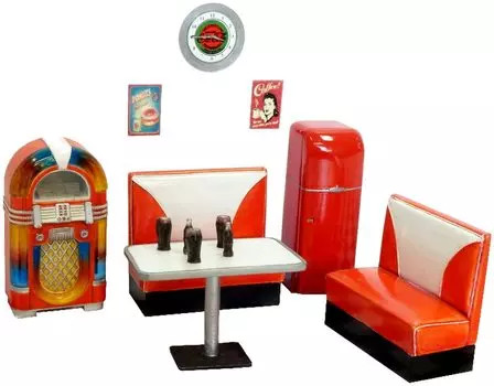 Plus Model Jukebox Set Смола Комплект PLM589 1/35