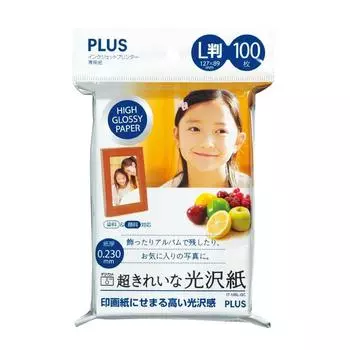 Plus Photo Super Beautiful Glossy L 100 Sheets 46083 Paper, Paper, Size, IT-100L-GC