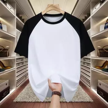 Плюс Размер 11XL Футболка с короткими рукавами Мужская летняя сшитая мужская футболка с короткими рукавами Свободная толстая мужская футболка с короткими рукавами 11XL