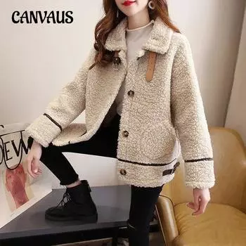 Плюс Размер Простой Кардиган Куртка Женская Темперамент Свободный Свитшот Утолщенные Лацканы Топы