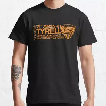 Плюс размер S-3XL Blade Runner Tyrell Corporation принтованная футболка мужские топы модная одежда футболки S чёрный