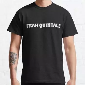 Плюс размер S-3XL Frah Quintale Rapper итальянская футболка с принтом мужские топы модная одежда футболки S чёрный