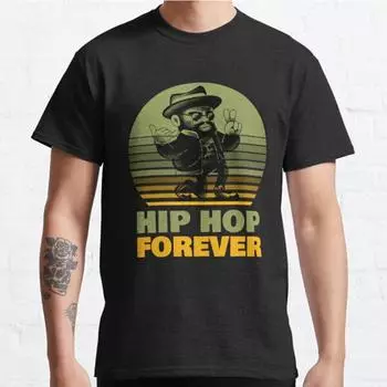 Плюс размер S-3XL Hip Hop Forever Printed футболка мужские топы модная одежда футболки S чёрный