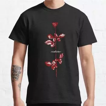 Плюс размер S-3XL Violator Red Depeche Mode принтованная футболка мужские топы модная одежда футболки S чёрный