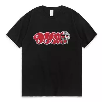 Плюс размер S-6XL для 50-135 кг Singer Mf Doom Madlib Madvillain графические мужские футболки топы Harajuku хип-хоп футболки с короткими рукавами S чёрный