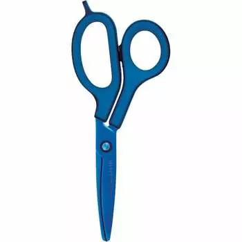 Plus Scissors Fit Cut Curve Just Titanium SC-175A T Blue 34-526