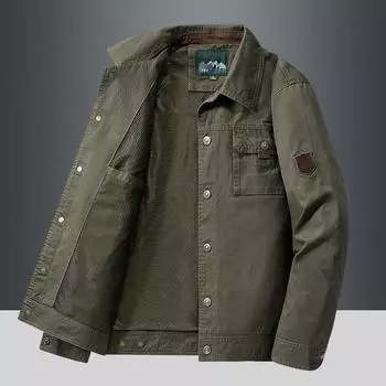 Plus Size Men s Spring Autumn Thin Section Lapel Solid Colour Casual Business Loose Jacket 5XL