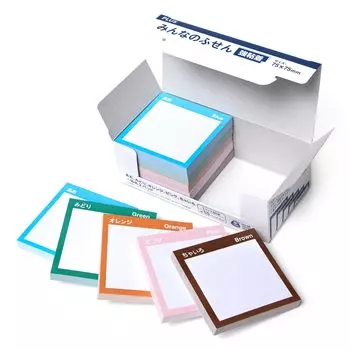Plus Sticky Notes Sticky Notes Сильный клей Универсальный дизайн 10 книг для всех FU-771 75-000