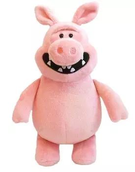 Плюшевая игрушка Niki Shaun the Sheep Mischievous Pig Classic laught 25 см Shaun the Sheep Gift Pig Prank Mischievous Pig Present Gift Gift Shaun Clay
