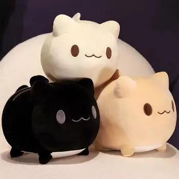Плюшевая игрушка «рыбий хвост» для кошек, мягкая игрушка-кукла с рыбьим хвостом для детей, подарок на день рождения, декор комнаты 20x25cm белый