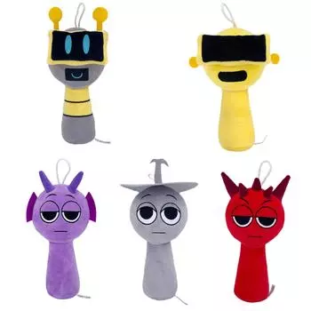 Плюшевая кукла Sprunki - периферийная игровая игрушка Incredibox 20cm 45-50g