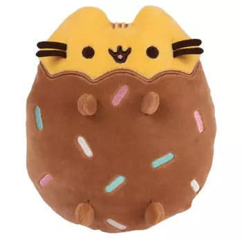 Плюшевое печенье Pusheen в шоколадной глазури