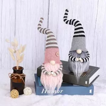 Плюшевые гномы, держащие чашку кофе, Декор кофейни для фермерского дома, кухни, безликая кукла, праздничные украшения, кукла кофейного гнома