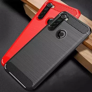 Почему мягкий силиконовый чехол для Xiaomi Redmi Note 8 8T, противоударный чехол из ТПУ из углеродного волокна для Xiaomi Redmi Note 8T, чехол Redmi Note 8T чёрный