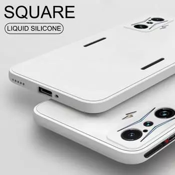 Poco F4 GT Poco F 4 GT PocoF4 GT Чехол Роскошный квадратный жидкий силиконовый чехол для телефона Xiaomi Poco F4 GT Poco F 4 GT PocoF4 GT Чехол Poco F4 GT