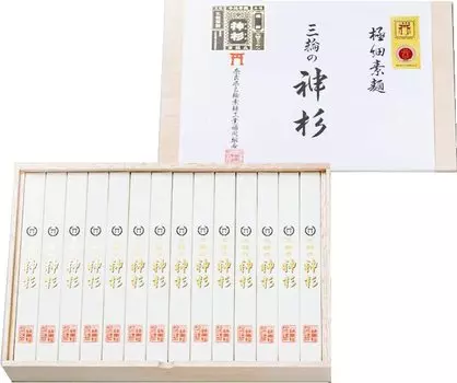Подарено императорской семье Miwa Somen 26 упаковок Miwa no Kamisugi лучшая лапша Префектура Нара Ассоциация промышленных кооперативов Miwa Somen