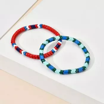Подарки для вечеринок DIY Wave Stacking Coloful Boho Gold Besele Bracele Регулируемый браслет-обертка для женщин Модные браслеты из камня Ювелирные изделия Adjustable