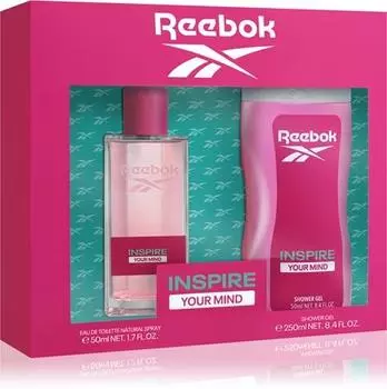 Подарочный набор Reebok Inspire Your Mind Body для женщин TU прозрачный