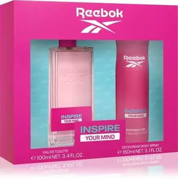 Подарочный набор Reebok Inspire Your Mind для женщин TU прозрачный