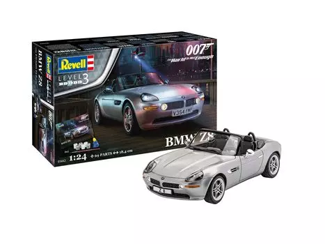 Подарочный набор Revell 05662 Джеймс Бонд 007 Мир не BMW Z8 Масштаб Несобранная пластиковая модель Набор с аксессуарами Постер Достаточно, 124 и