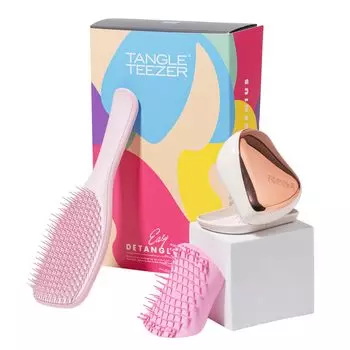 Подарочный набор Tangle Teezer розовый, 3 предмета,