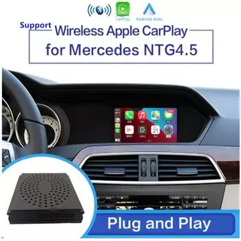 Поддержка Apple CarPlay Android Auto Mirror Link AirPlay для Mercedes Benz ABC