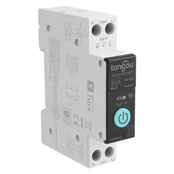 Поддержка Home Voice Control 63A Home Accessories SmartLife App Timer Module 1P Wifi Smart Circuit Breaker Switch 1P-63A