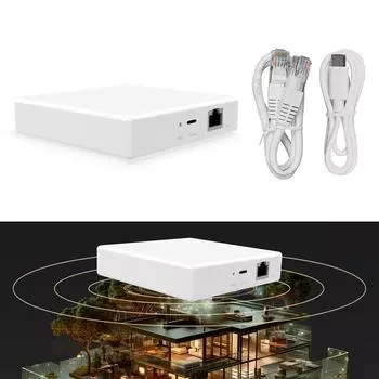 Поддержка шлюза ZigBee Matter Thread Gateway Голосовое управление Устройство для умного дома Проводное управление приложением Gateway Hub Система управления домом