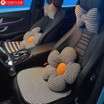 Подголовник автомобиля, набор поддержки талии, автомобильная подушка, подушка на спинку сиденья, поясная подушка, женская, четыре сезона c