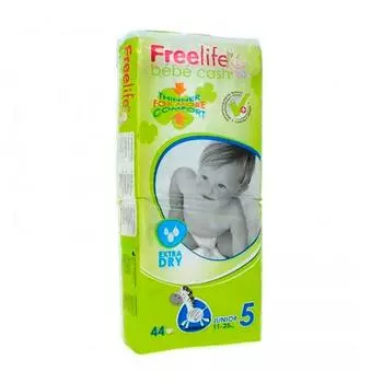 Подгузник Freelife Bebecash 5 Junior 11-25 кг 44U