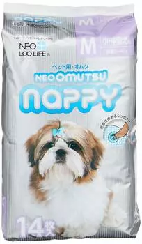 Подгузники Neo Lulife Neo для собак M 14 шт., размер,